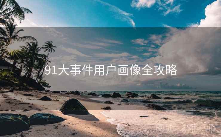 91大事件用户画像全攻略