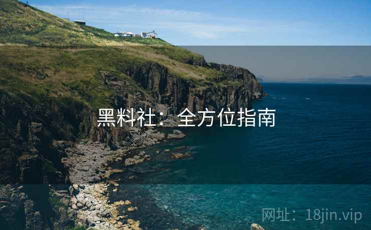 黑料社：全方位指南